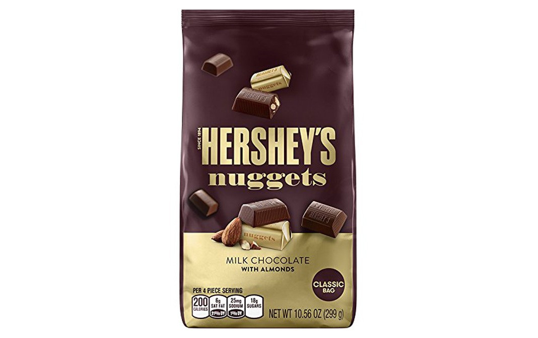 Hershey's Nuggets Milk Chocolate with Almonds   Pack  299 grams